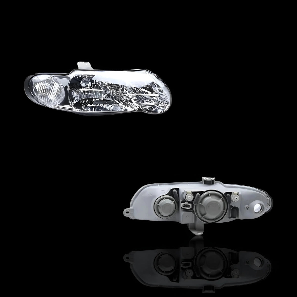 Chrome Headlights – Fits Holden Commodore VX / VU (2000–2002) | LH + RH Pair - Blckline Automotive
