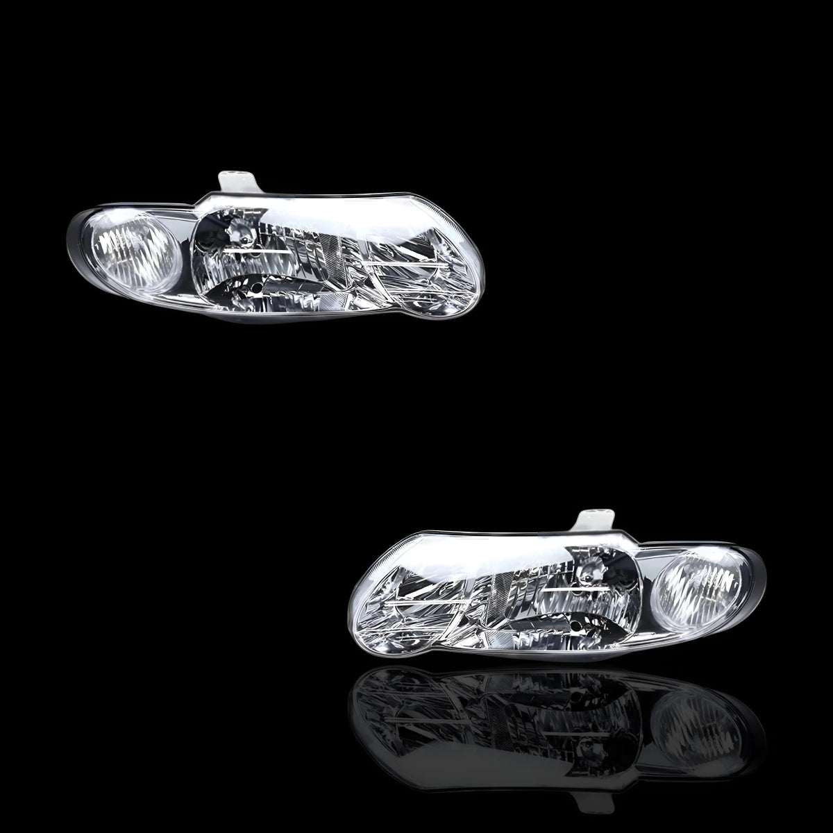 Chrome Headlights – Fits Holden Commodore VX / VU (2000–2002) | LH + RH Pair - Blckline Automotive