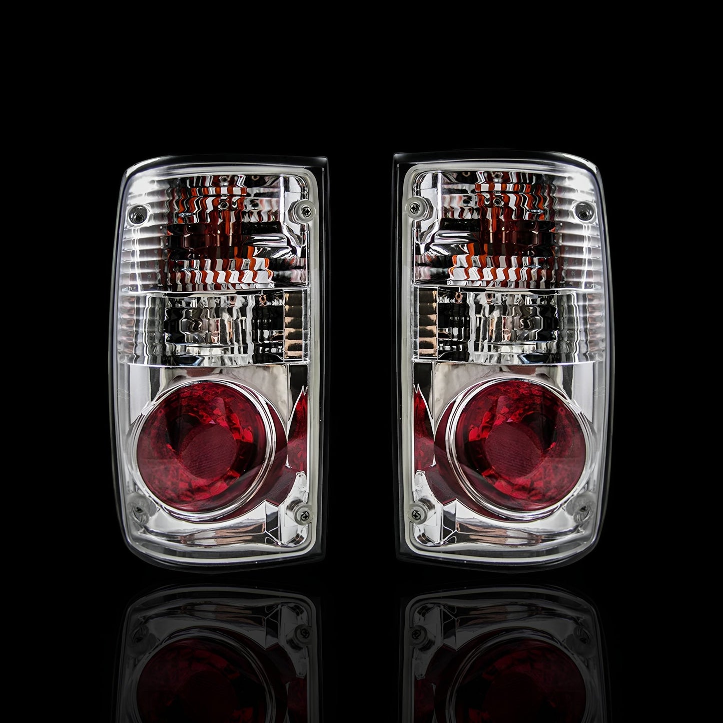 Performance Clear Tail Lights – Fits Toyota Hilux N50 (1988–1997) | LH + RH Pair - Blckline Automotive