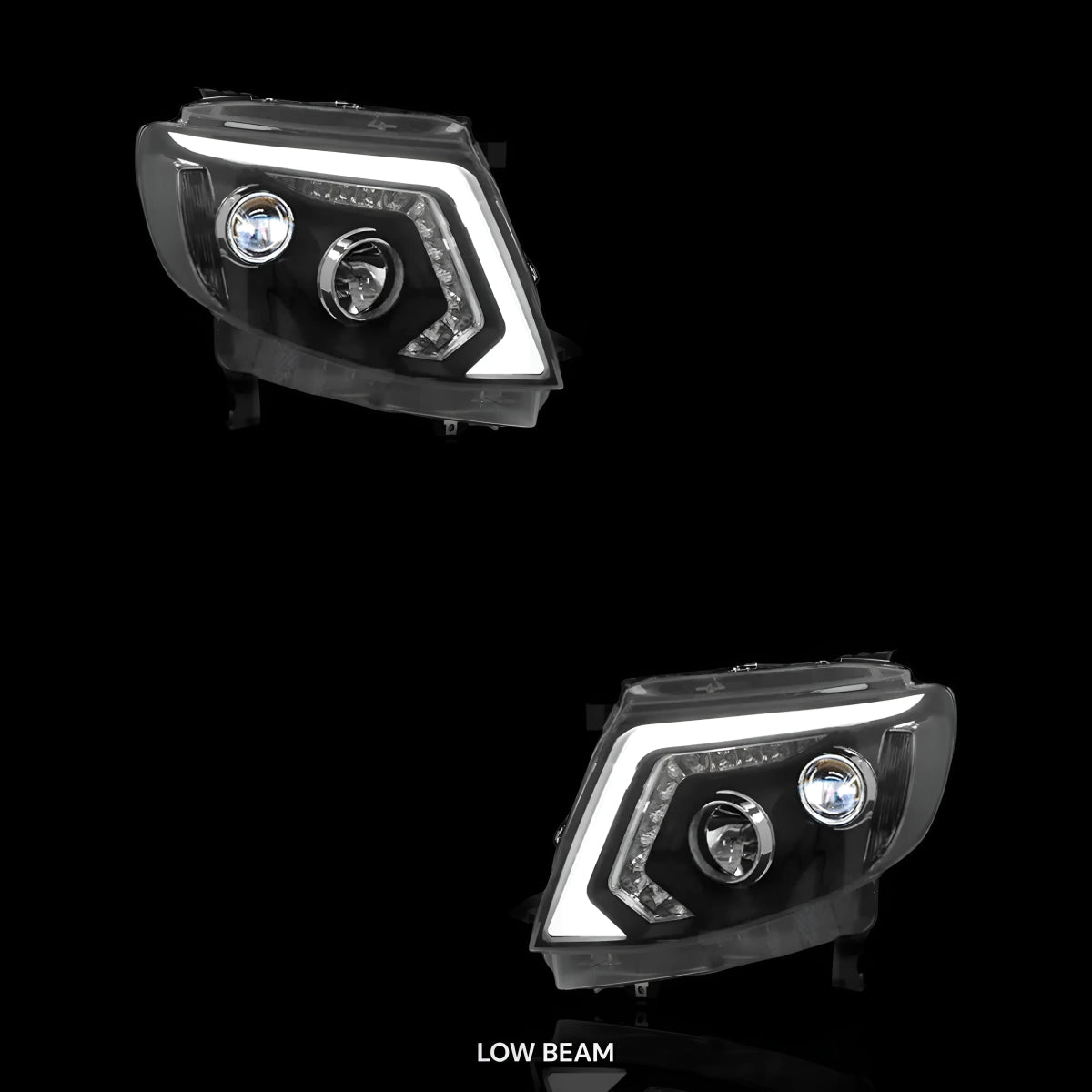 Sequential Headlights – Fits Ford Ranger PX MK1 (2011–2015) | LH + RH Pair - Blckline Automotive