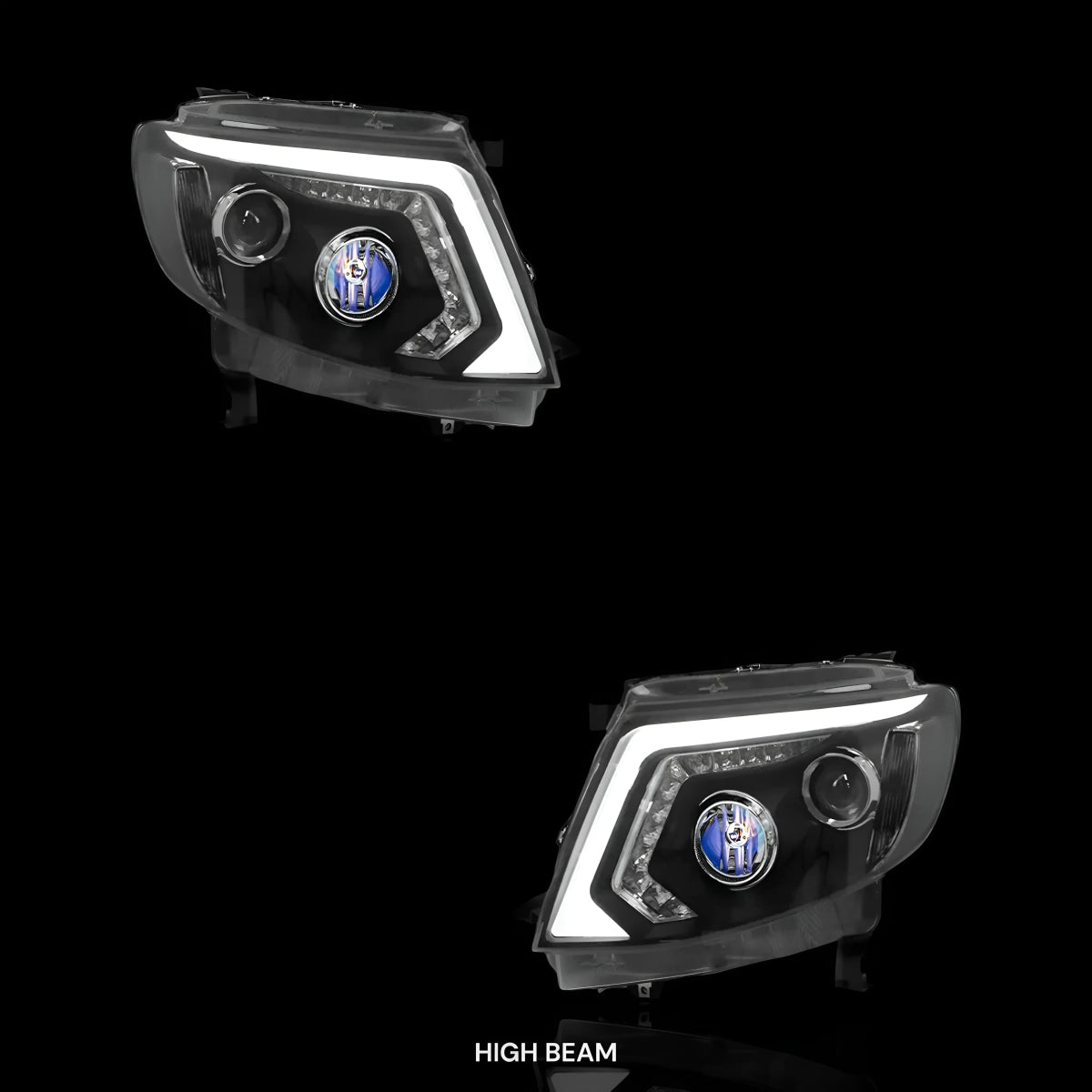 Sequential Headlights – Fits Ford Ranger PX MK1 (2011–2015) | LH + RH Pair - Blckline Automotive