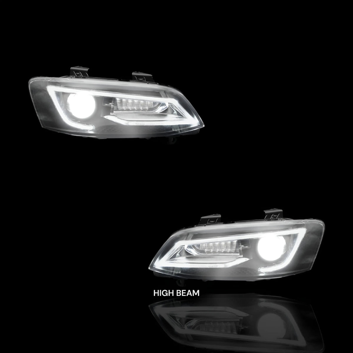 Sequential Headlights – Fits Holden Commodore VE Series 1 & 2 (2006–2013) | LH + RH Pair - Blckline Automotive