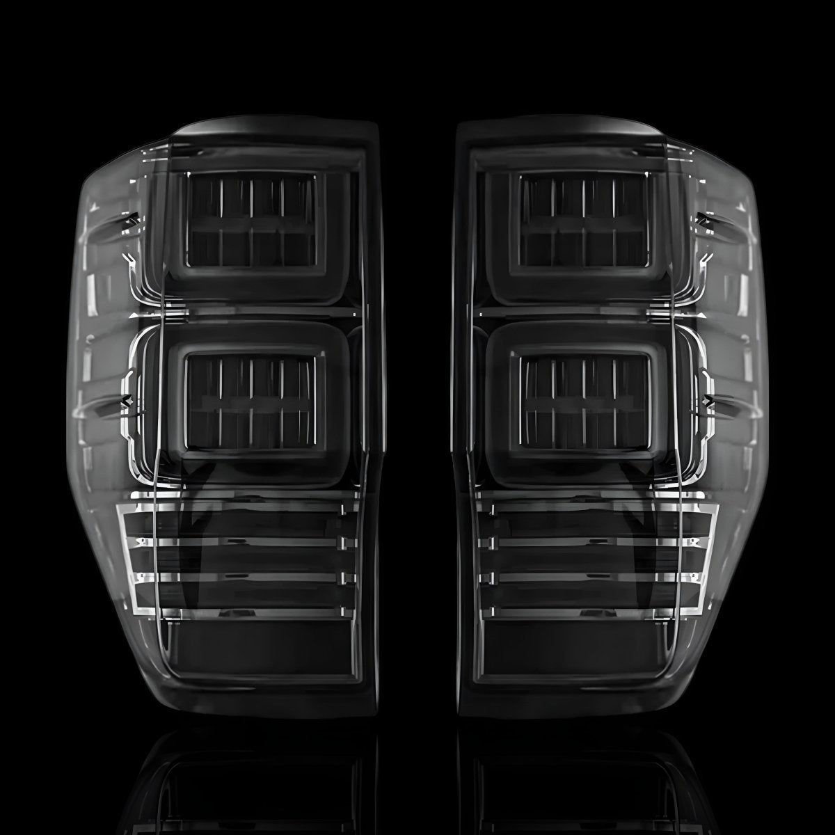Sequential Smoked LED Tail Lights – Fits Ford Ranger PX MK1 / MK2 / MK3 (2012–2021) | LH + RH Pair - Blckline Automotive