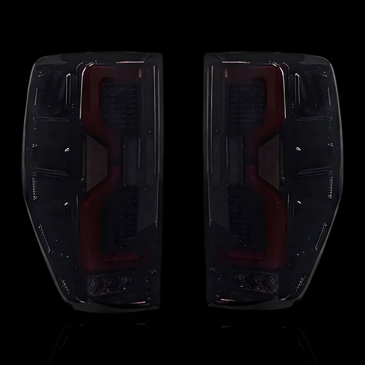 Smoked 3D LED Stripe Tail Lights – Fits Ford Ranger PX MK1 / MK2 / MK3 (2011–2021) | LH + RH Pair - Blckline Automotive