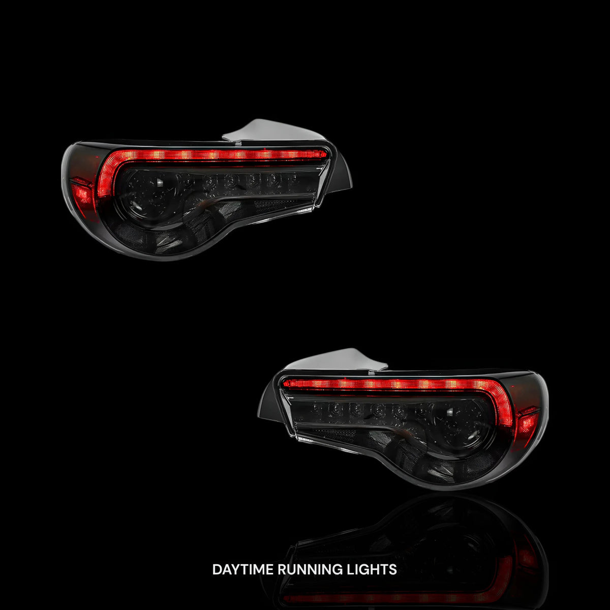 Toyota 86 / ZN6 1st Gen. (2012 - 2021) Sequential Smoked Full LED Tail Lights LH + RH - Blckline Automotive