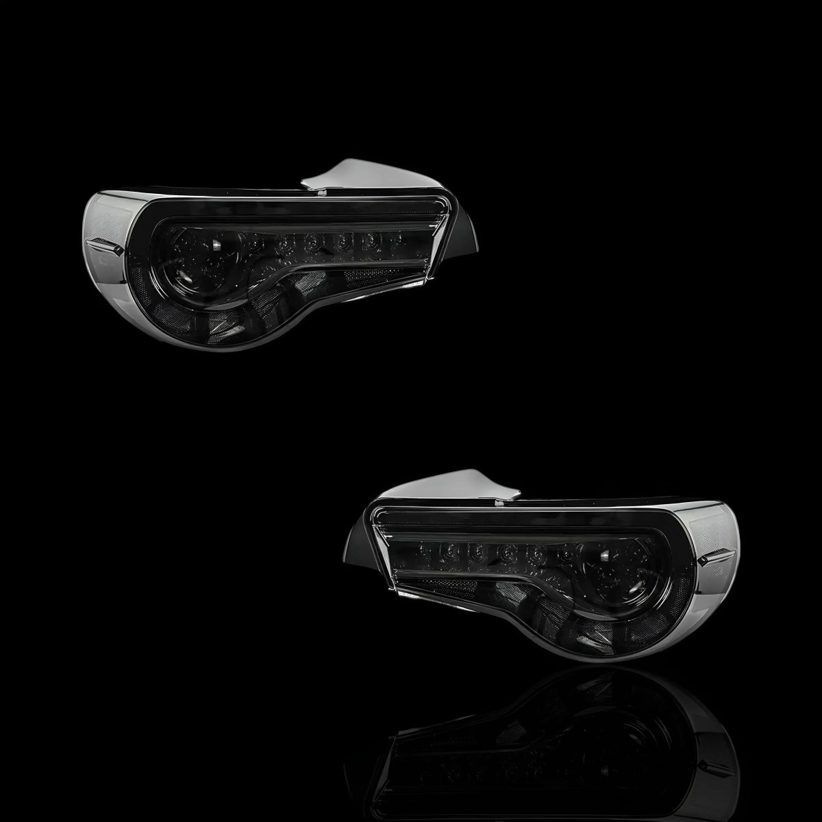 Toyota 86 / ZN6 1st Gen. (2012 - 2021) Sequential Smoked Full LED Tail Lights LH + RH - Blckline Automotive