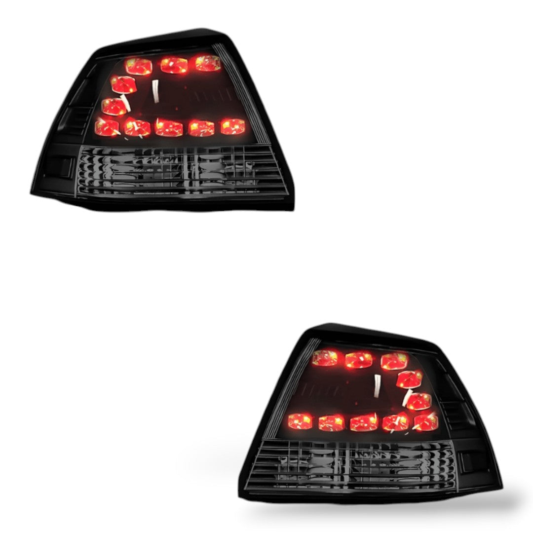 Black LED Tail Lights – Fits Holden Commodore VE Sedan Series 1 & 2 (2006–2013)