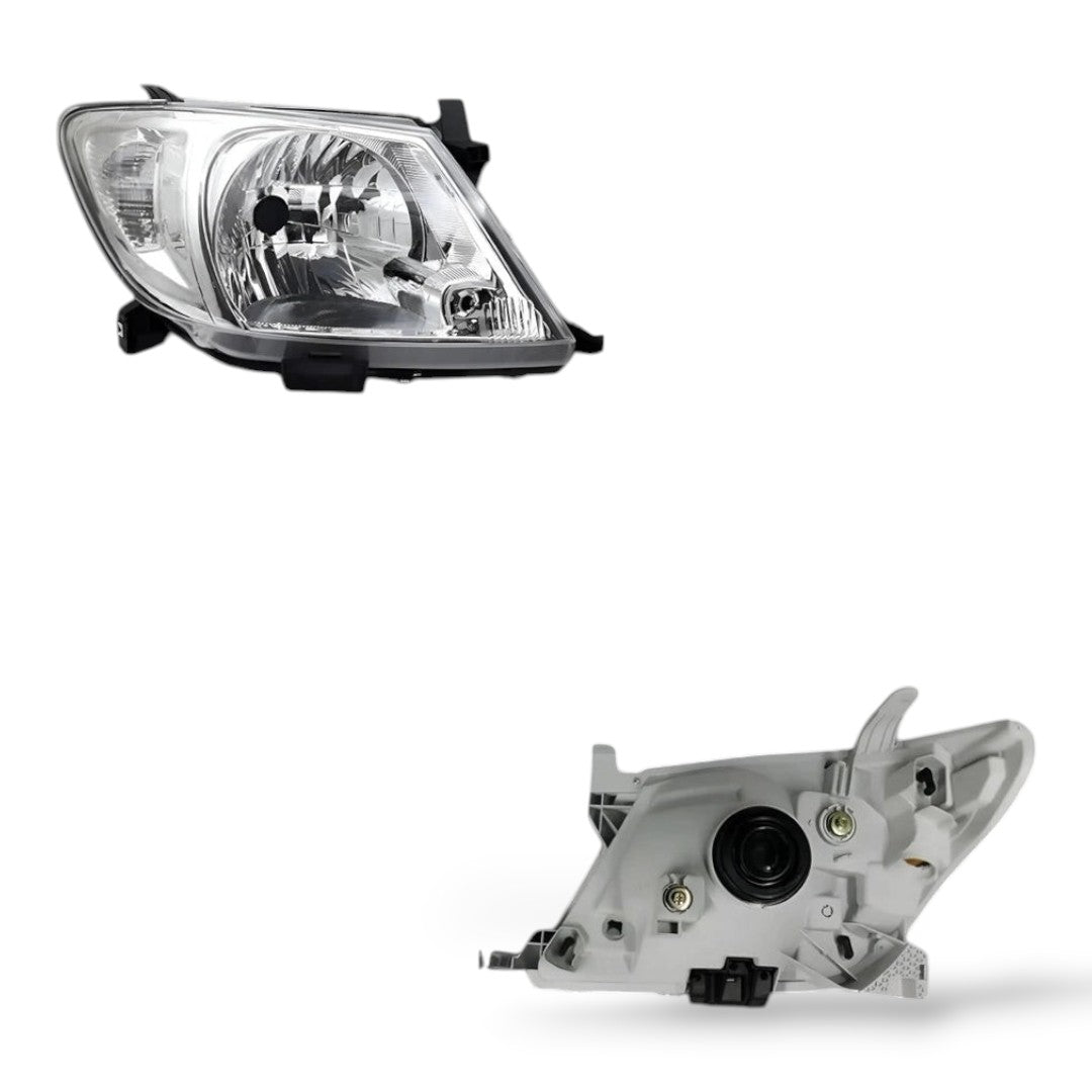 BLCKLINE clear and amber headlights for Toyota Hilux N70 pre-facelift 2005-2011