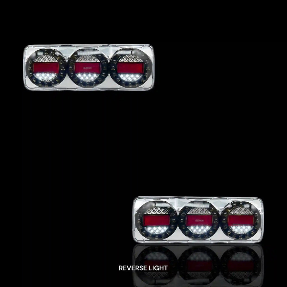 
                  
                    3 - LED Universal Combination Tail Lights – Fits Utes, Trucks, Trailers (2025–2025) | LH + RH Pair - Blckline Automotive
                  
                