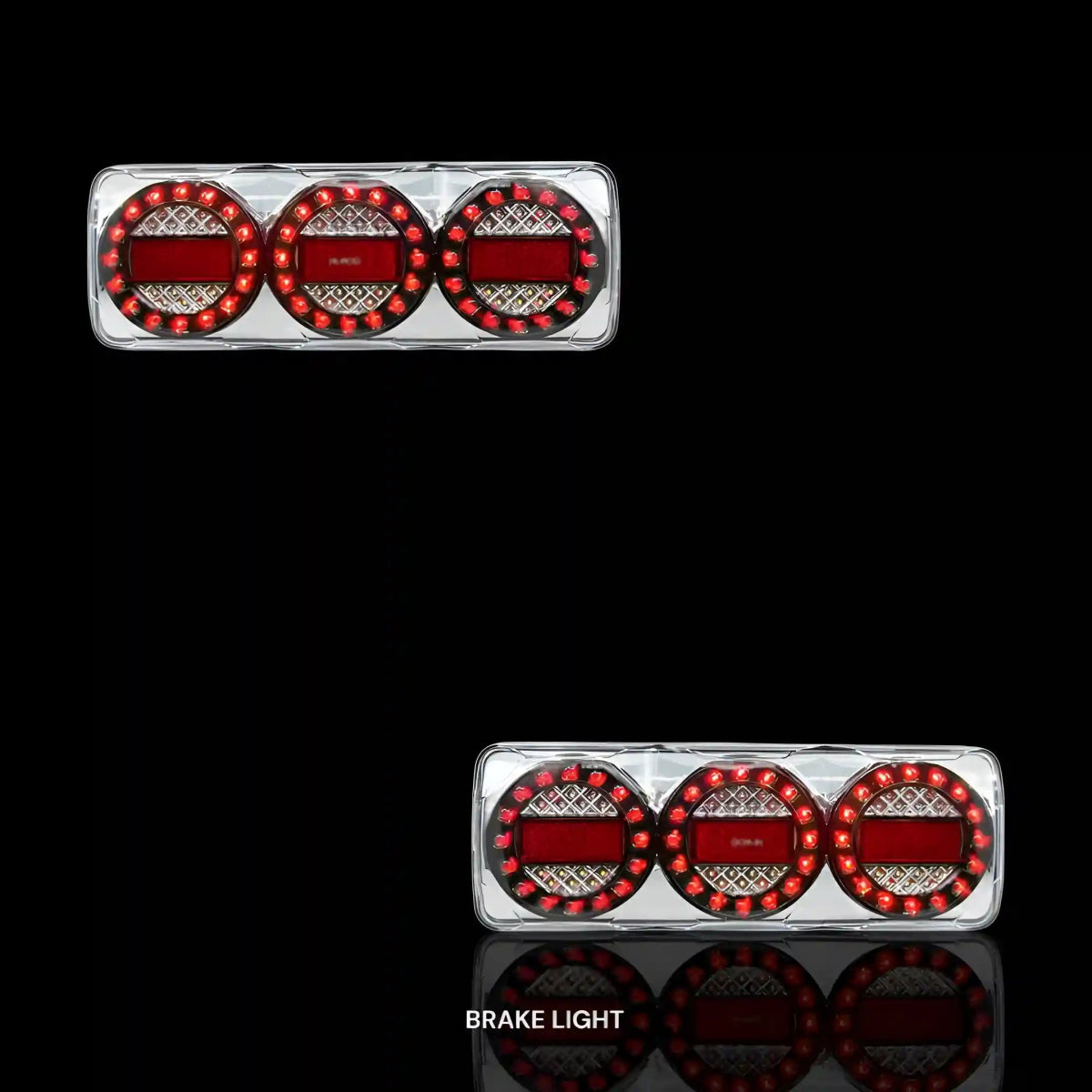 3 - LED Universal Combination Tail Lights – Fits Utes, Trucks, Trailers (2025–2025) | LH + RH Pair - Blckline Automotive