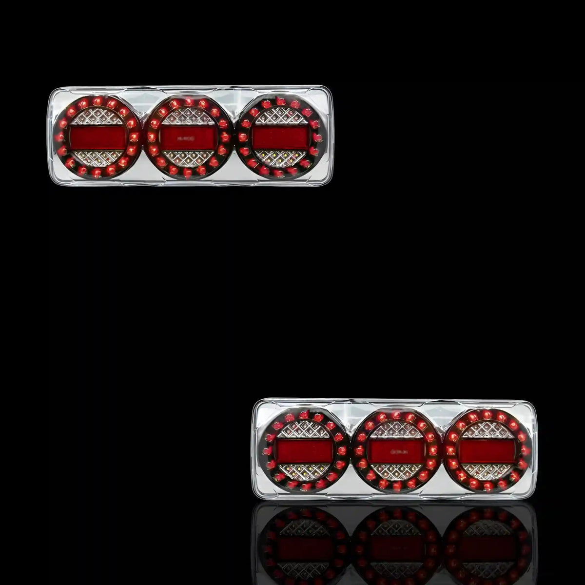 3 - LED Universal Combination Tail Lights – Fits Utes, Trucks, Trailers (2025–2025) | LH + RH Pair - Blckline Automotive