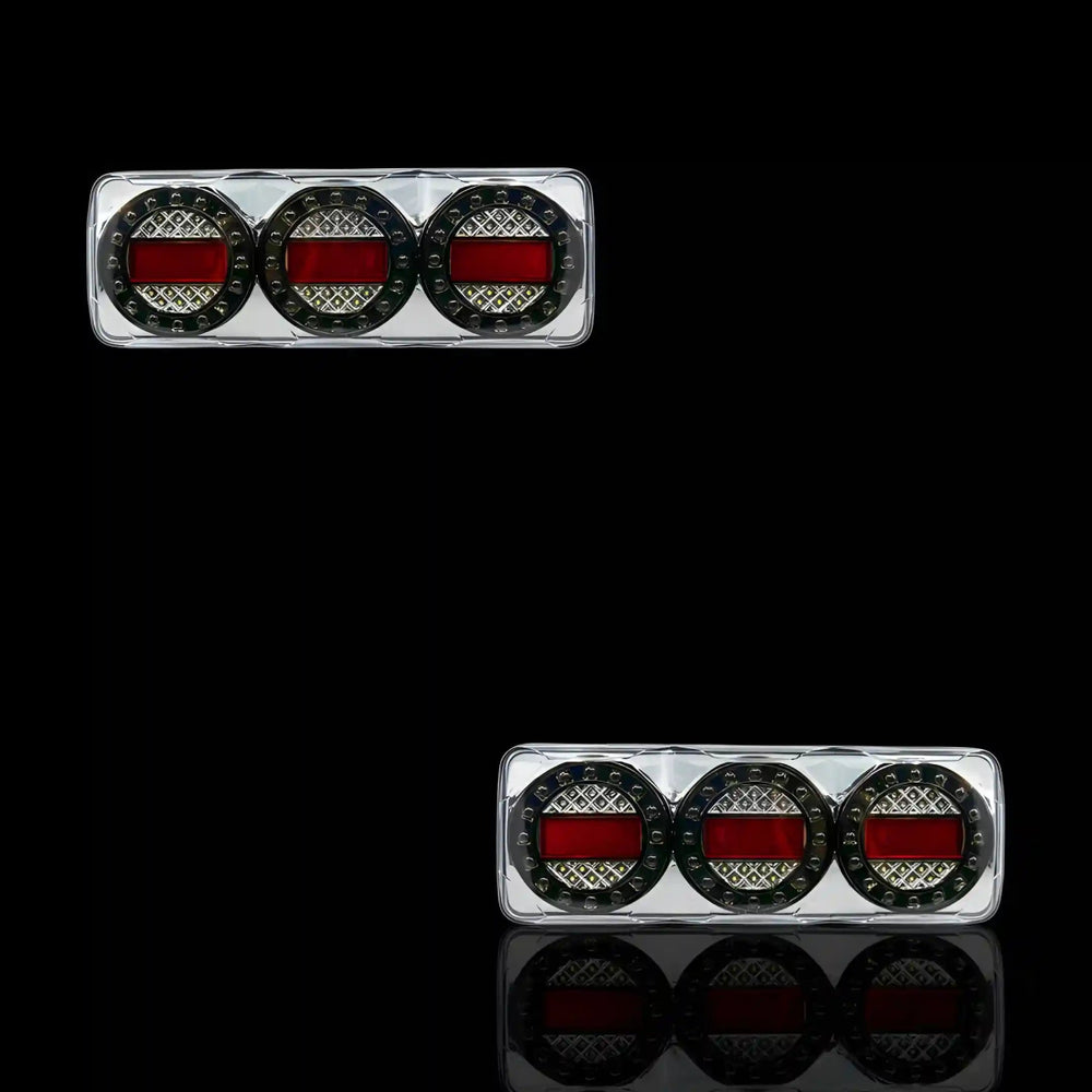 
                  
                    3 - LED Universal Combination Tail Lights – Fits Utes, Trucks, Trailers (2025–2025) | LH + RH Pair - Blckline Automotive
                  
                