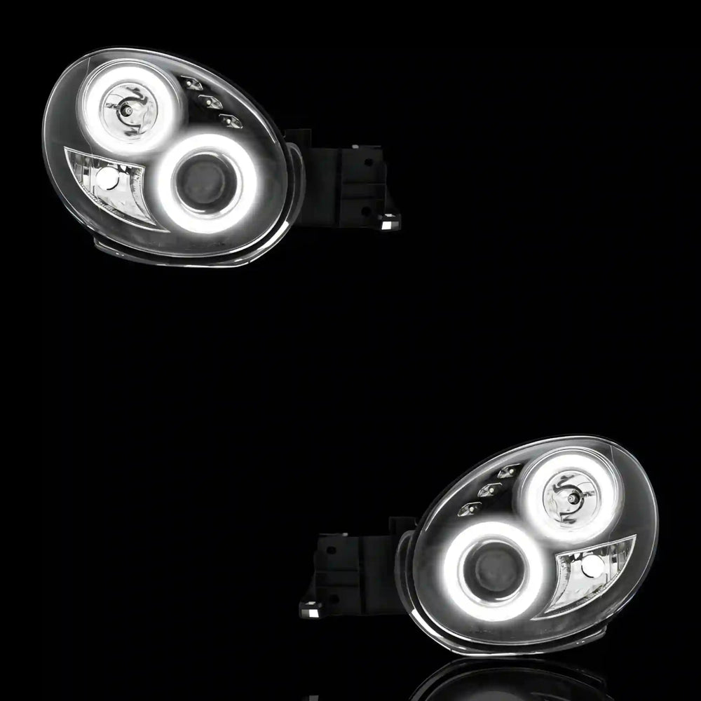 Angel Eyes Projector Headlights – Fits Subaru Impreza GD WRX Bug Eye (2000 - 2002) | LH + RH Pair - Blckline Automotive