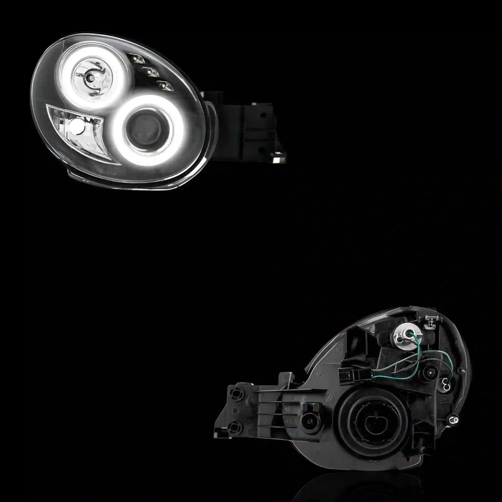 Angel Eyes Projector Headlights – Fits Subaru Impreza GD WRX Bug Eye (2000 - 2002) | LH + RH Pair - Blckline Automotive