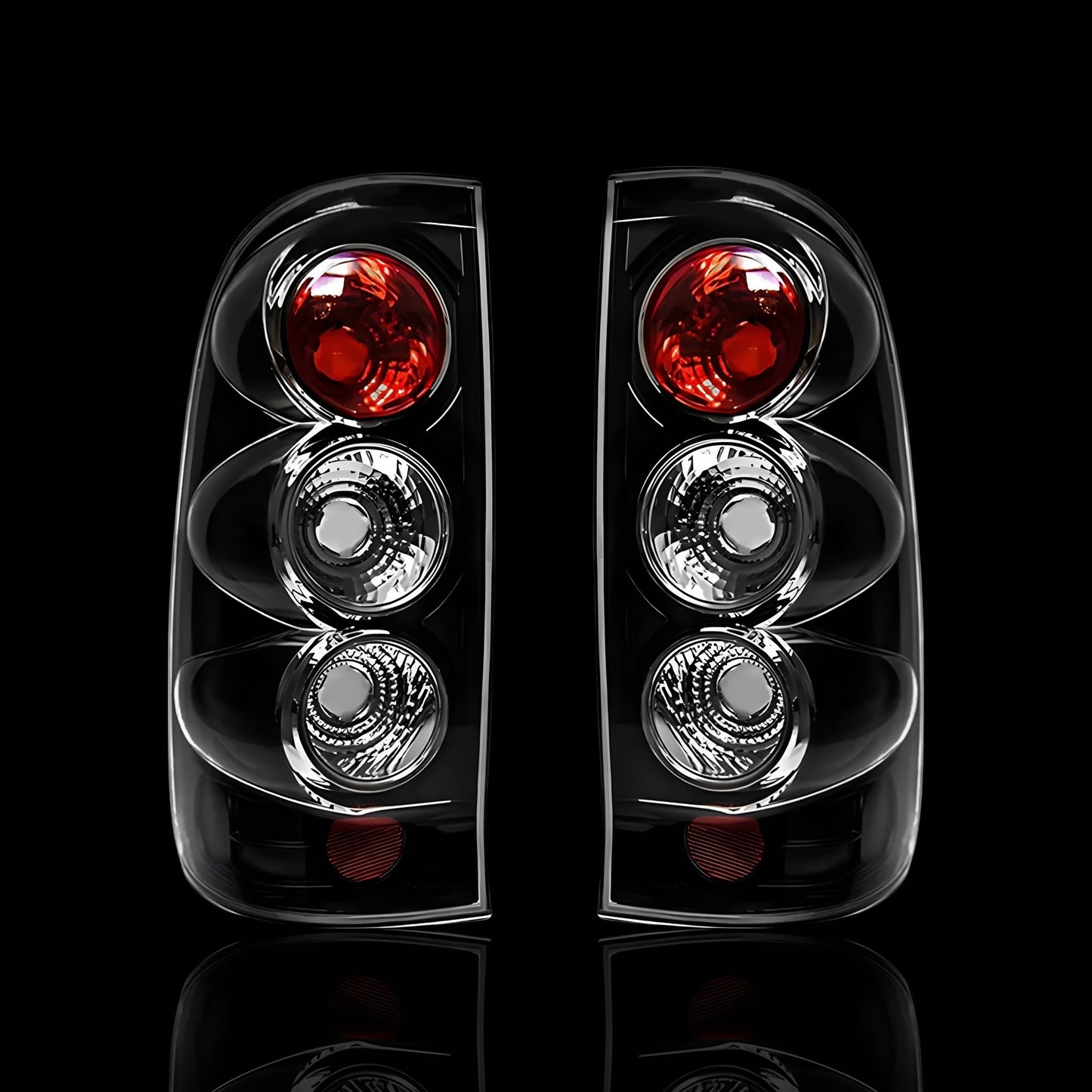 Black Altezza Tail Lights – Fits Toyota Hilux N70 / Vigo (2005–2014) | LH + RH Pair - Blckline Automotive