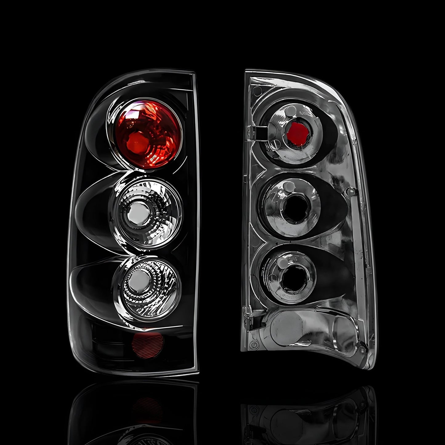 Black Altezza Tail Lights – Fits Toyota Hilux N70 / Vigo (2005–2014) | LH + RH Pair - Blckline Automotive