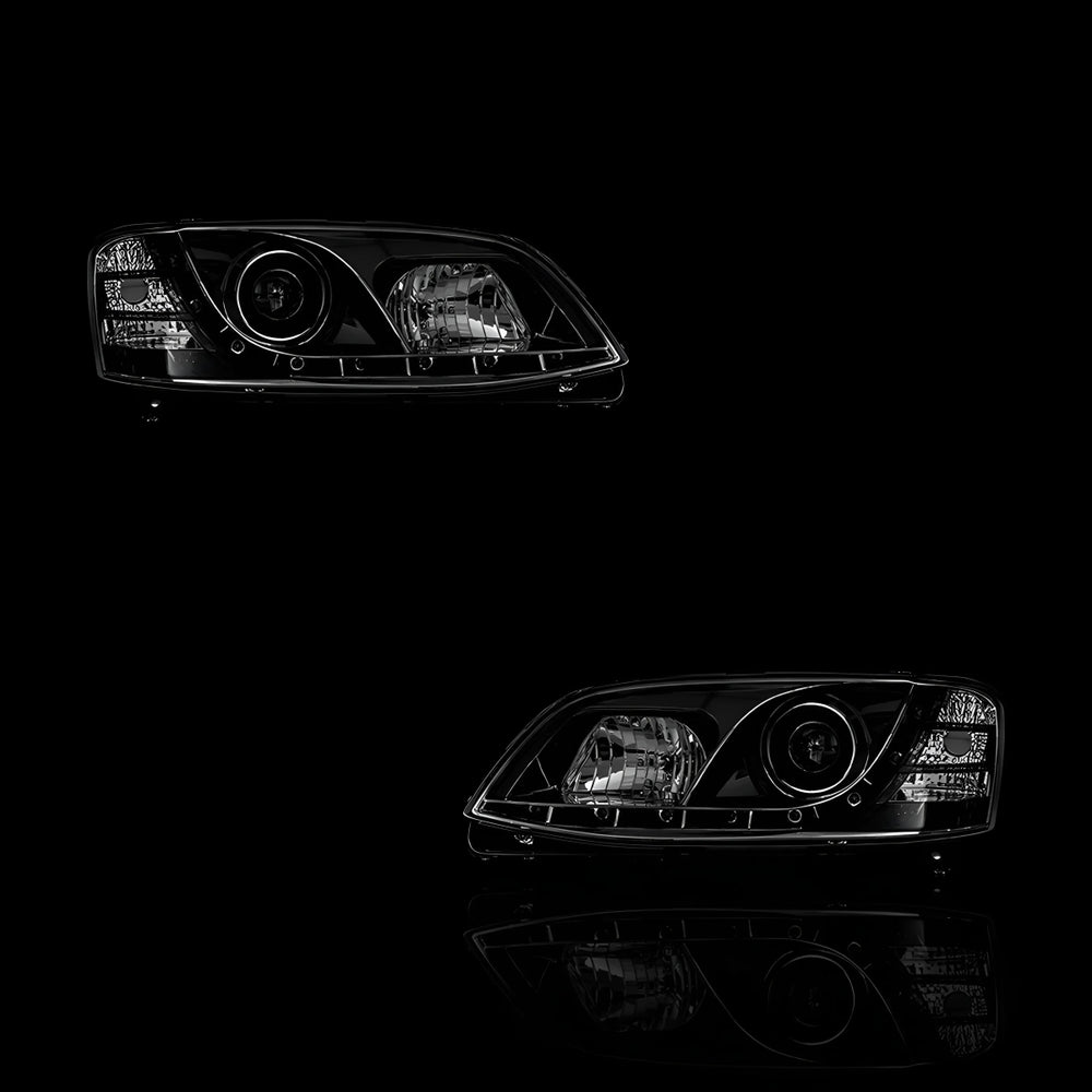 
                  
                    Black DRL LED Projector Headlights – Fits Holden Commodore VE Series 1 (2006–2010) | LH + RH Pair - Blckline Automotive
                  
                