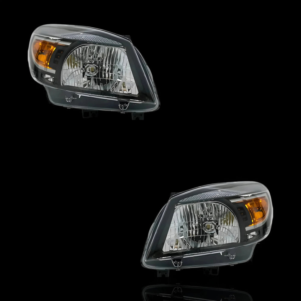 Black Headlights – Fits Ford Ranger PK (2009–2011) | LH + RH Pair - Blckline Automotive