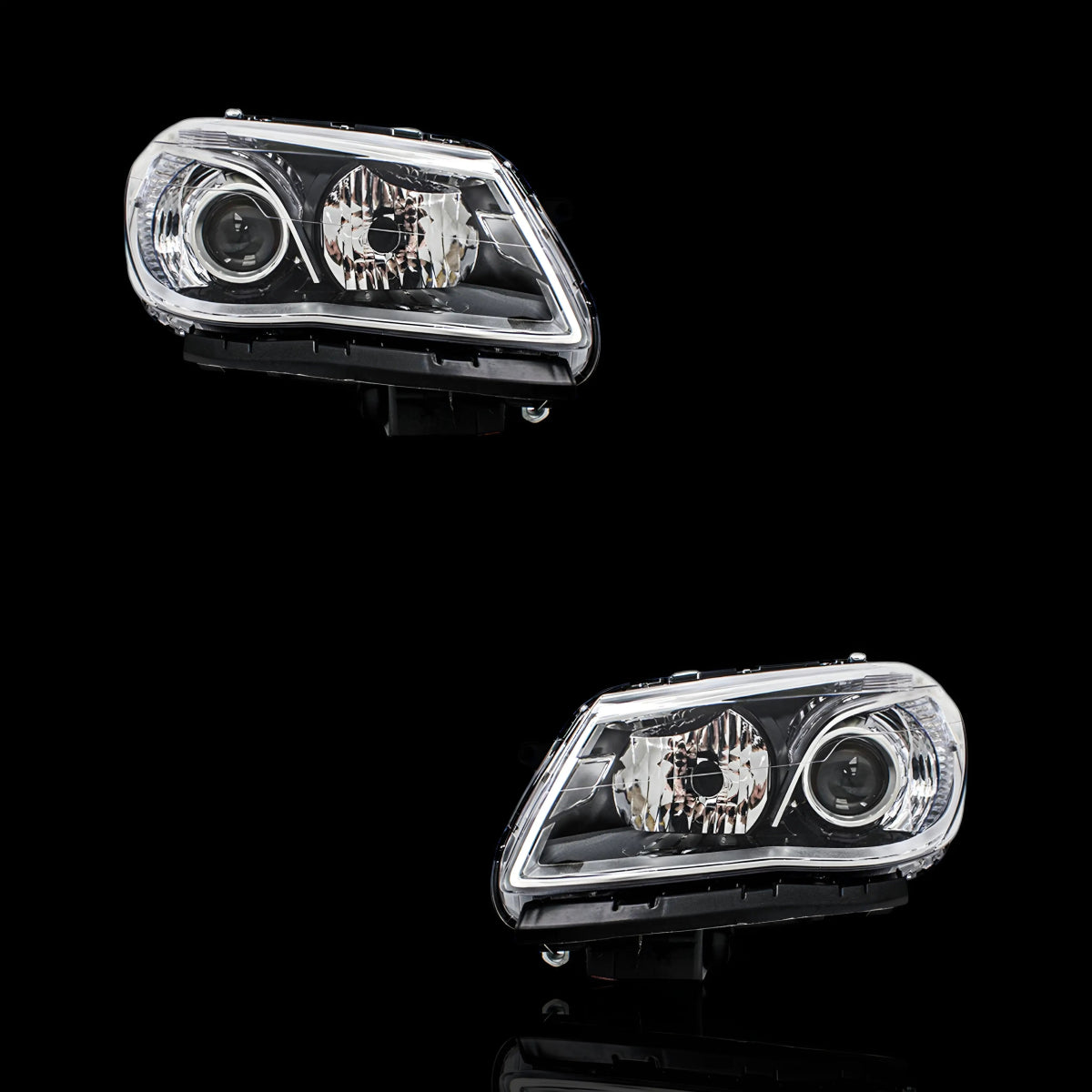 Black Headlights – Fits Holden Commodore VF (2013–2017) | LH + RH Pair - Blckline Automotive