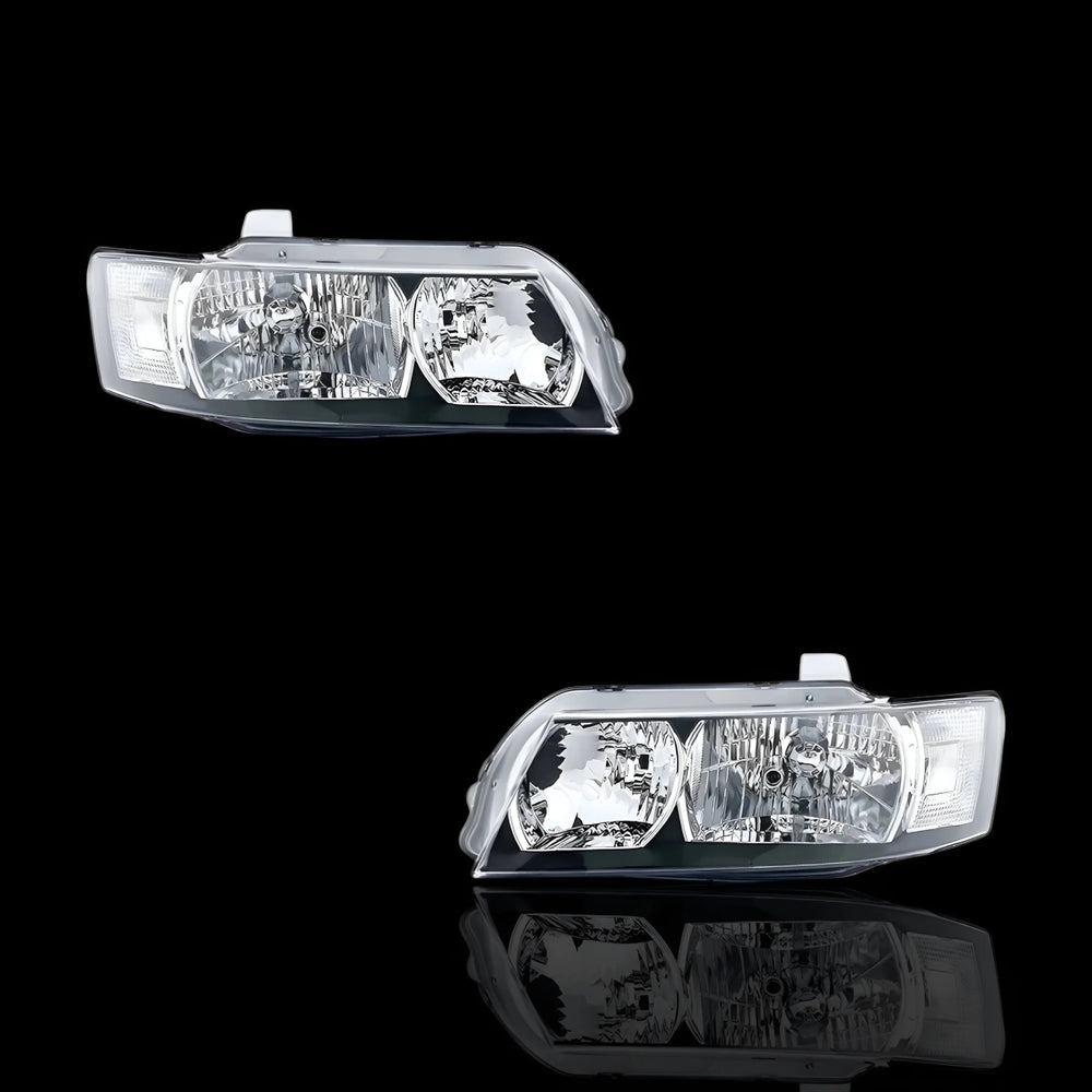 Black Headlights – Fits Holden Commodore VZ SV6 (2004–2007) | LH + RH Pair - Blckline Automotive