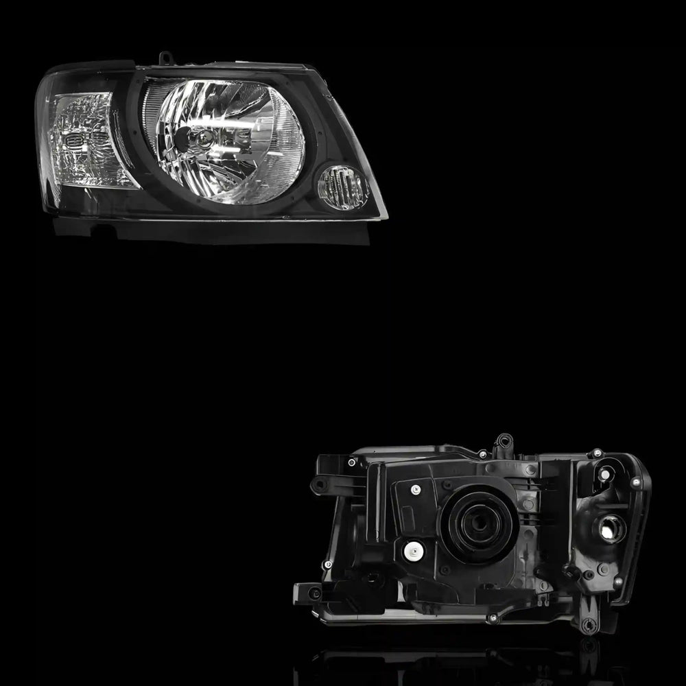 Black Headlights – Fits Nissan Patrol GU Y61 (2004–2015) | LH + RH Pair - Blckline Automotive