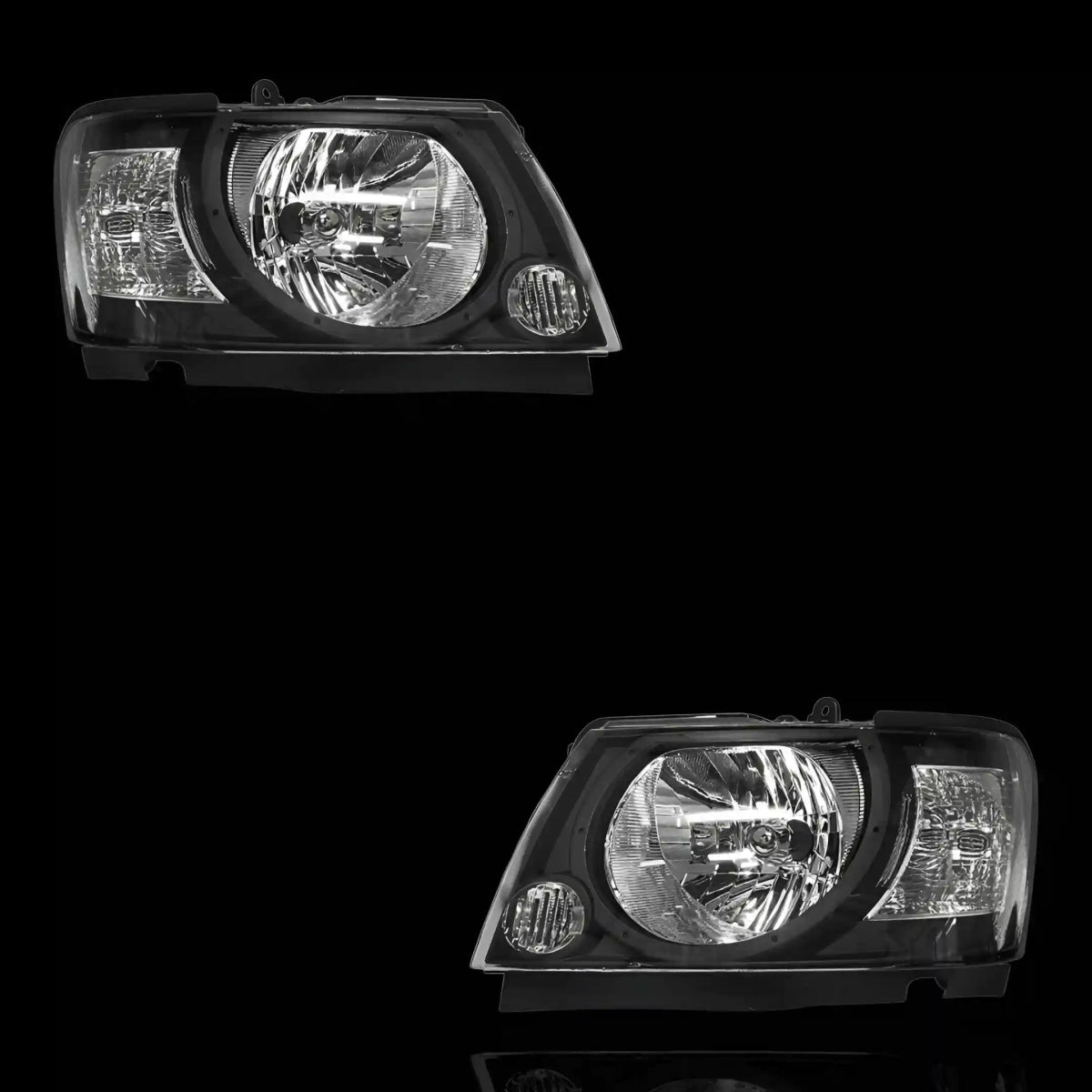 Black Headlights – Fits Nissan Patrol GU Y61 (2004–2015) | LH + RH Pair - Blckline Automotive