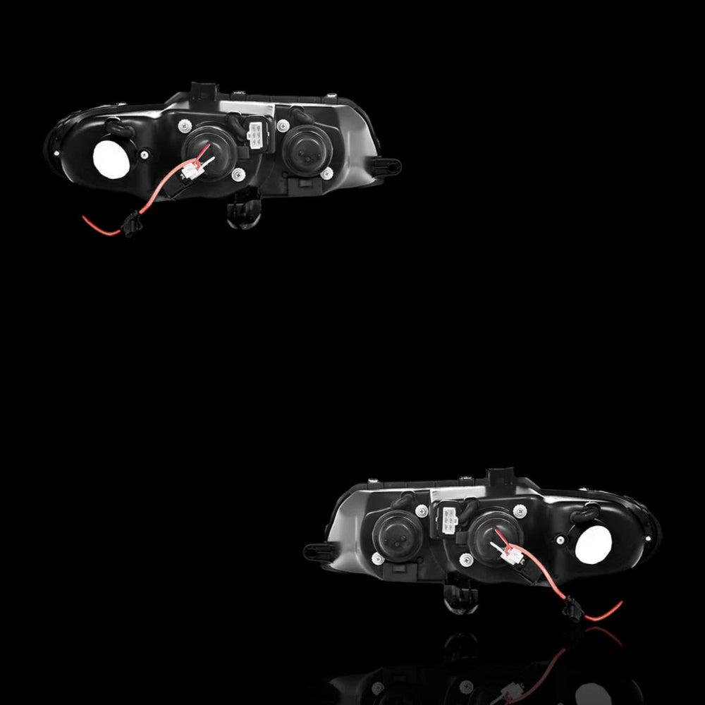 
                  
                    Black LED Halo Angel Eyes Headlights – Fits Holden Monaro VX / VY (2001 - 2004) | Both (LH + RH) - Blckline Automotive
                  
                