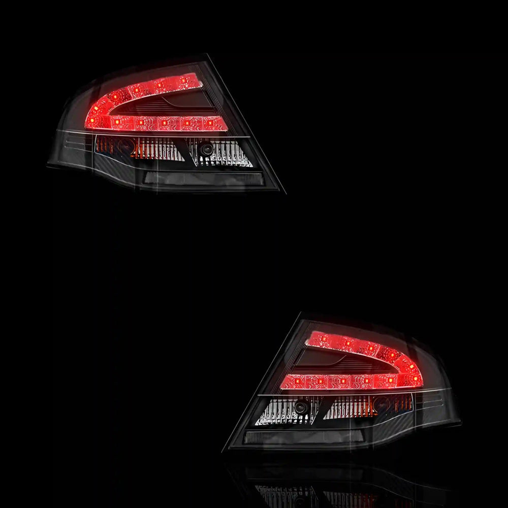 Black LED Tail Lights – Fits Ford Falcon FG (2008 - 2014) | LH + RH Pair - Blckline Automotive