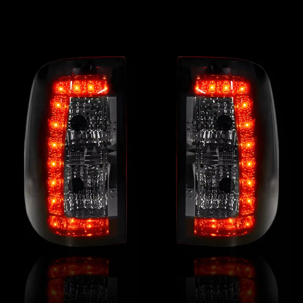 Black LED Tail Lights – Fits Ford Falcon FG / FG X UTE (2008 - 2016) | LH + RH Pair - Blckline Automotive