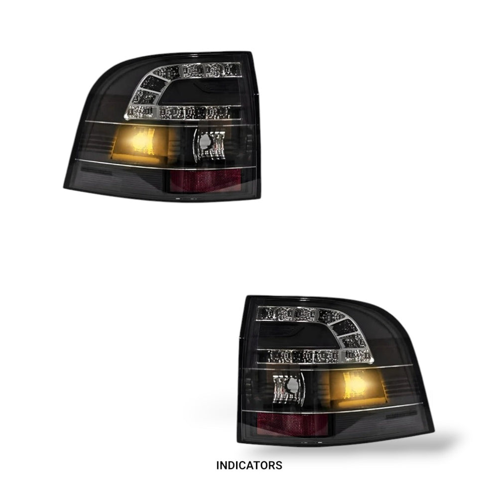 Black LED Tail Lights – Fits Holden Commodore VE UTE Series 1 & 2 (2007 ...
