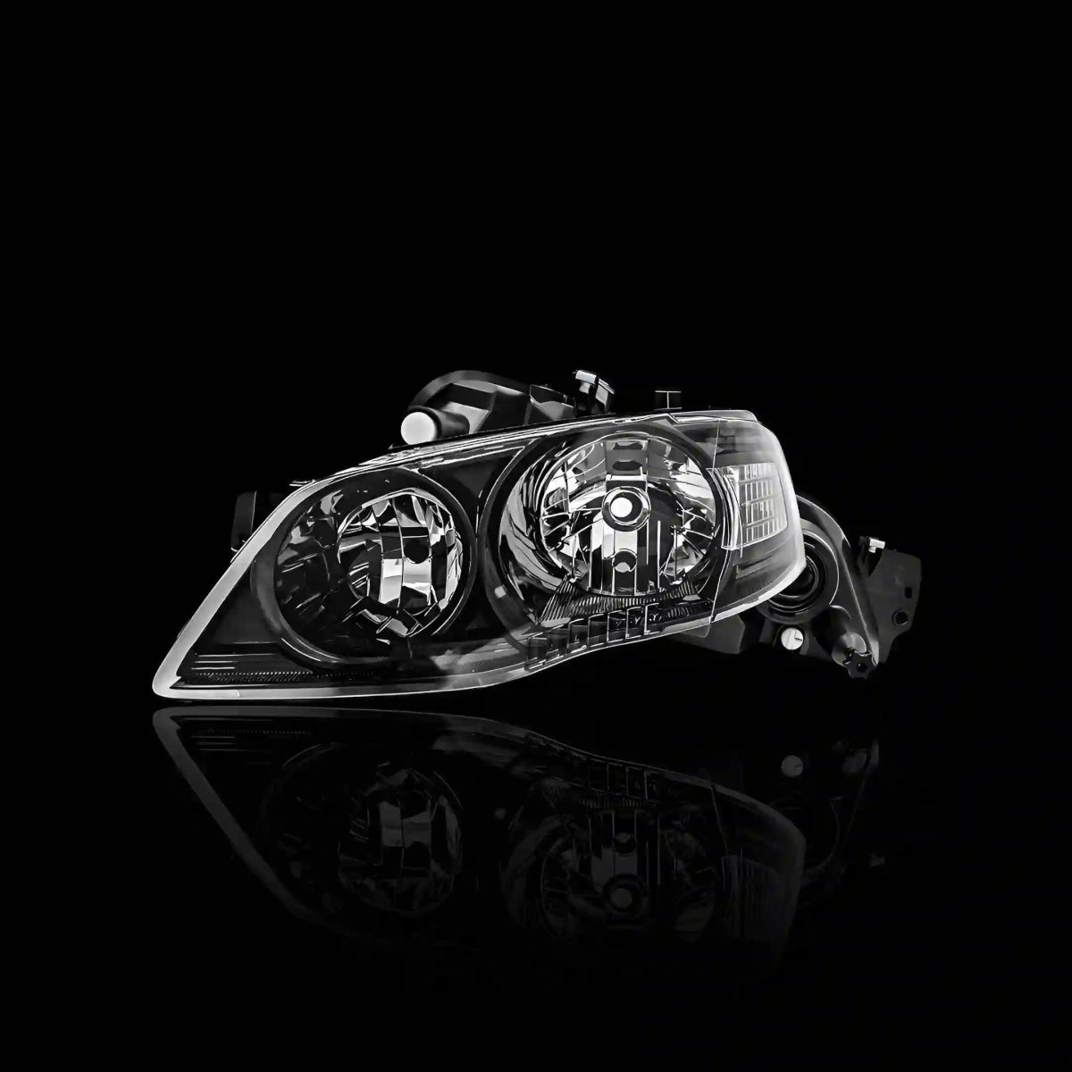 Black OEM Style Headlights – Fits Ford Falcon BF Series 2 & 3 (2006 - 2011) | LH + RH - Blckline Automotive