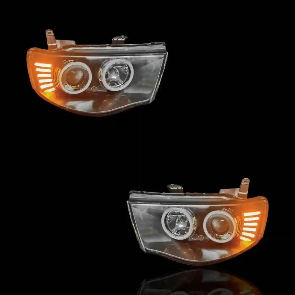 
                  
                    Black Series Halo Angel Eyes Projector Headlights – Fits Mitsubishi Triton ML MN (2006 - 2015) | LH + RH Pair - Blckline Automotive
                  
                