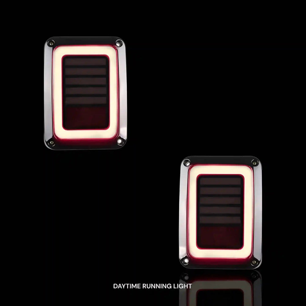 
                  
                    Black Smoked Tail Lights – Fits Jeep Wrangler JK (2007 - 2018) | LH + RH Pair - Blckline Automotive
                  
                