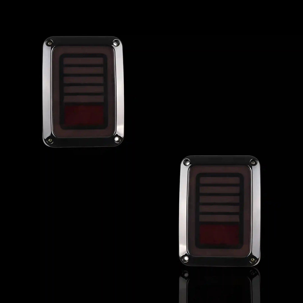 
                  
                    Black Smoked Tail Lights – Fits Jeep Wrangler JK (2007 - 2018) | LH + RH Pair - Blckline Automotive
                  
                