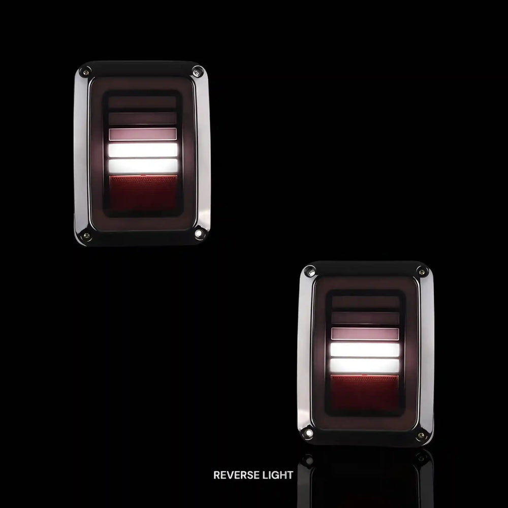 
                  
                    Black Smoked Tail Lights – Fits Jeep Wrangler JK (2007 - 2018) | LH + RH Pair - Blckline Automotive
                  
                