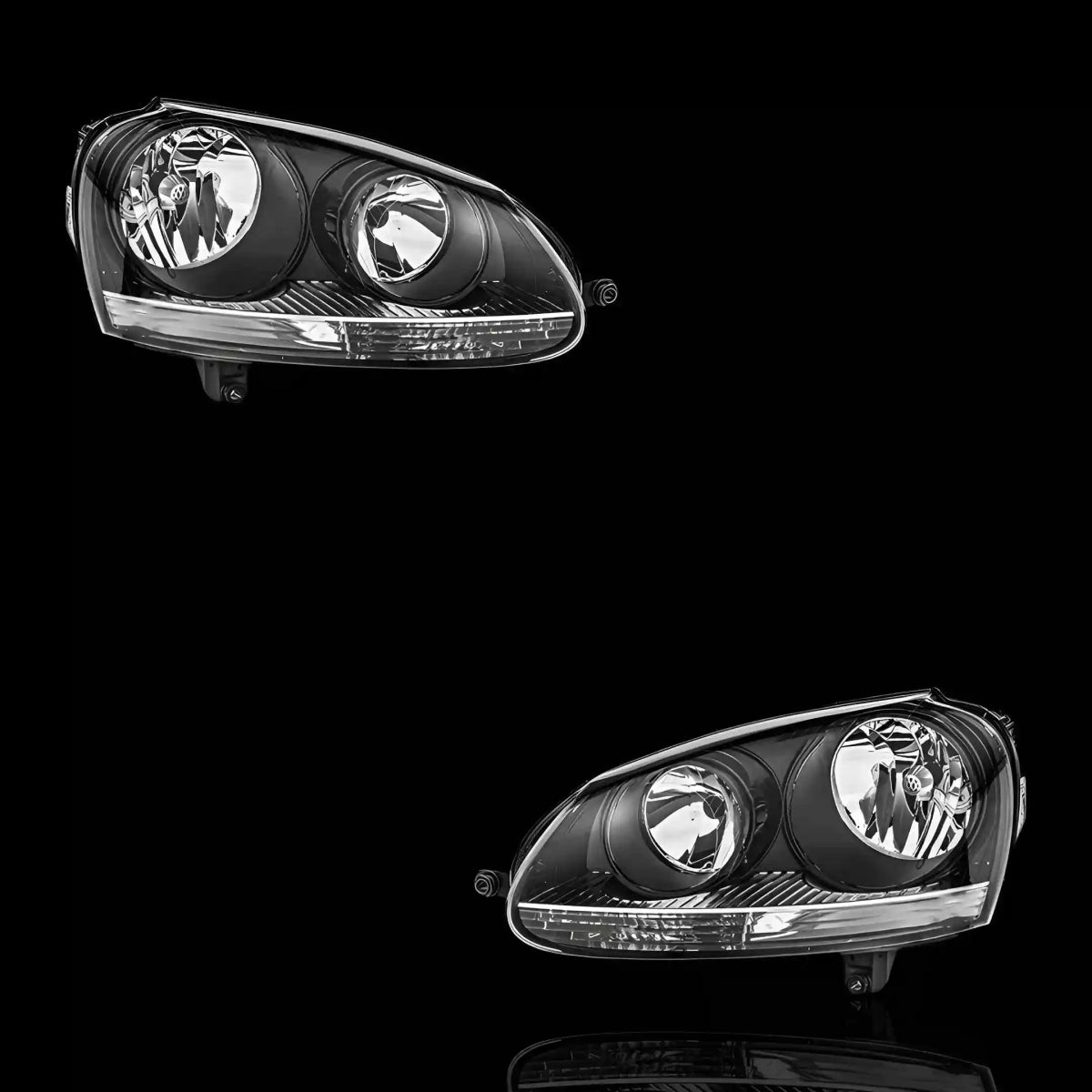 Black Style Headlights – Fits Volkswagen Golf MK5 (2004 - 2009) | LH + RH Pair - Blckline Automotive