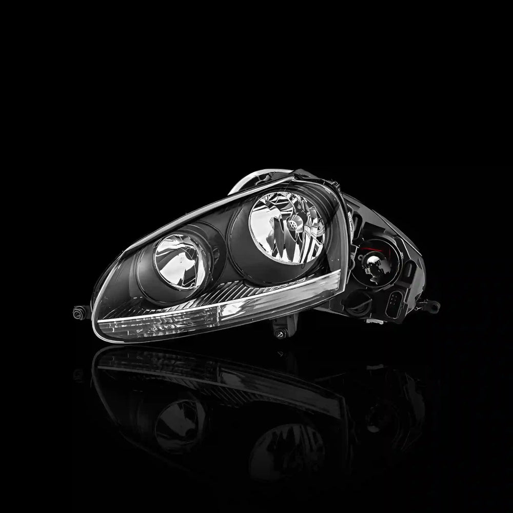 Black Style Headlights – Fits Volkswagen Golf MK5 (2004 - 2009) | LH + RH Pair - Blckline Automotive