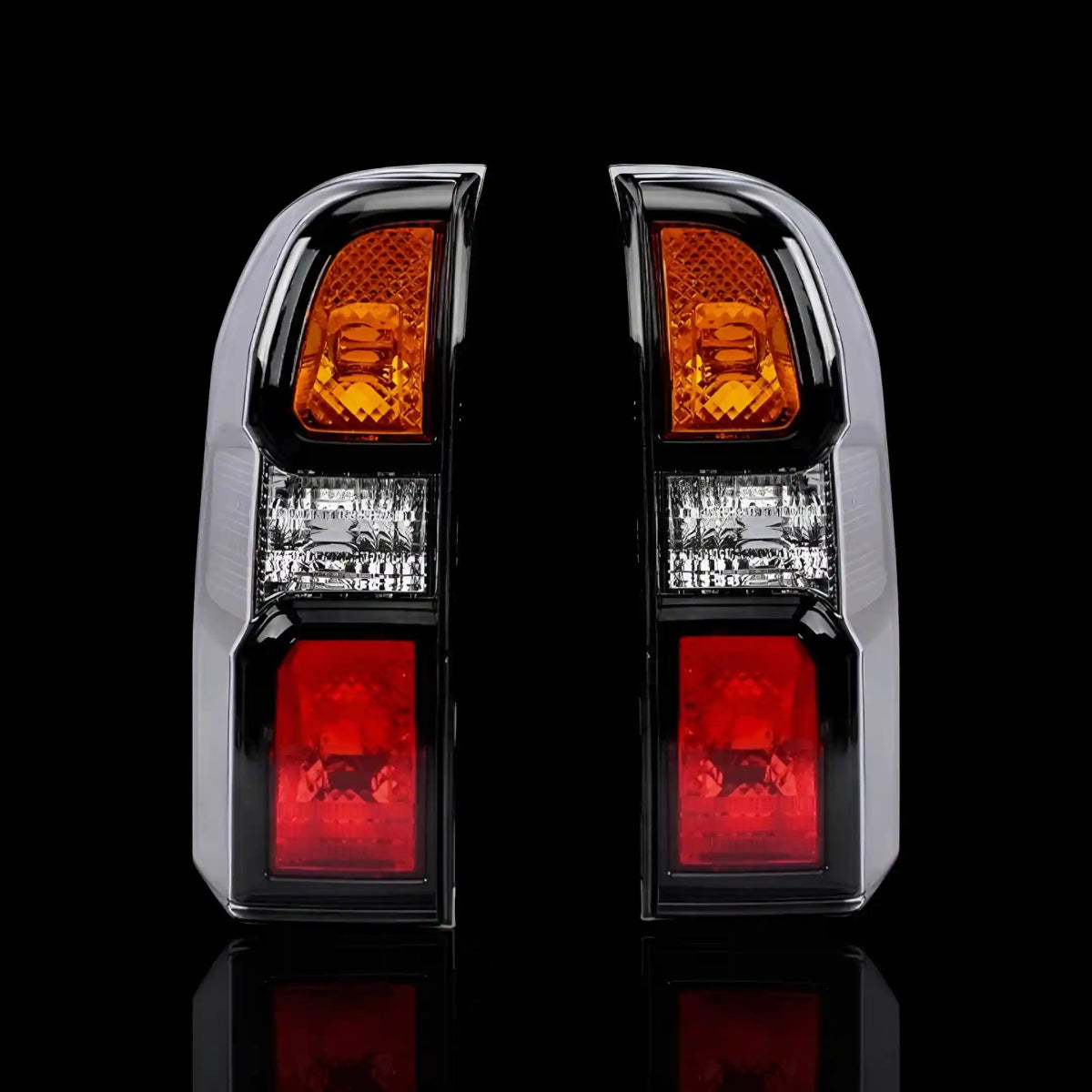 Black Tail Lights – Fits Nissan Patrol Safari GU Y61 (2004 – 2013) | LH + RH Pair - Blckline Automotive