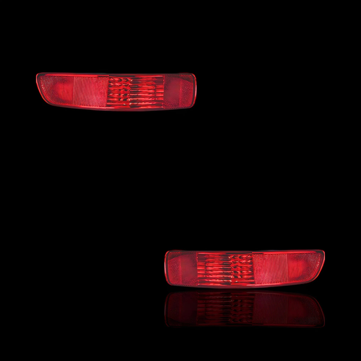 Bumper Reflectors – Fits Mitsubishi Outlander ZG / ZH (2006 - 2012) | LH + RH Pair - Blckline Automotive