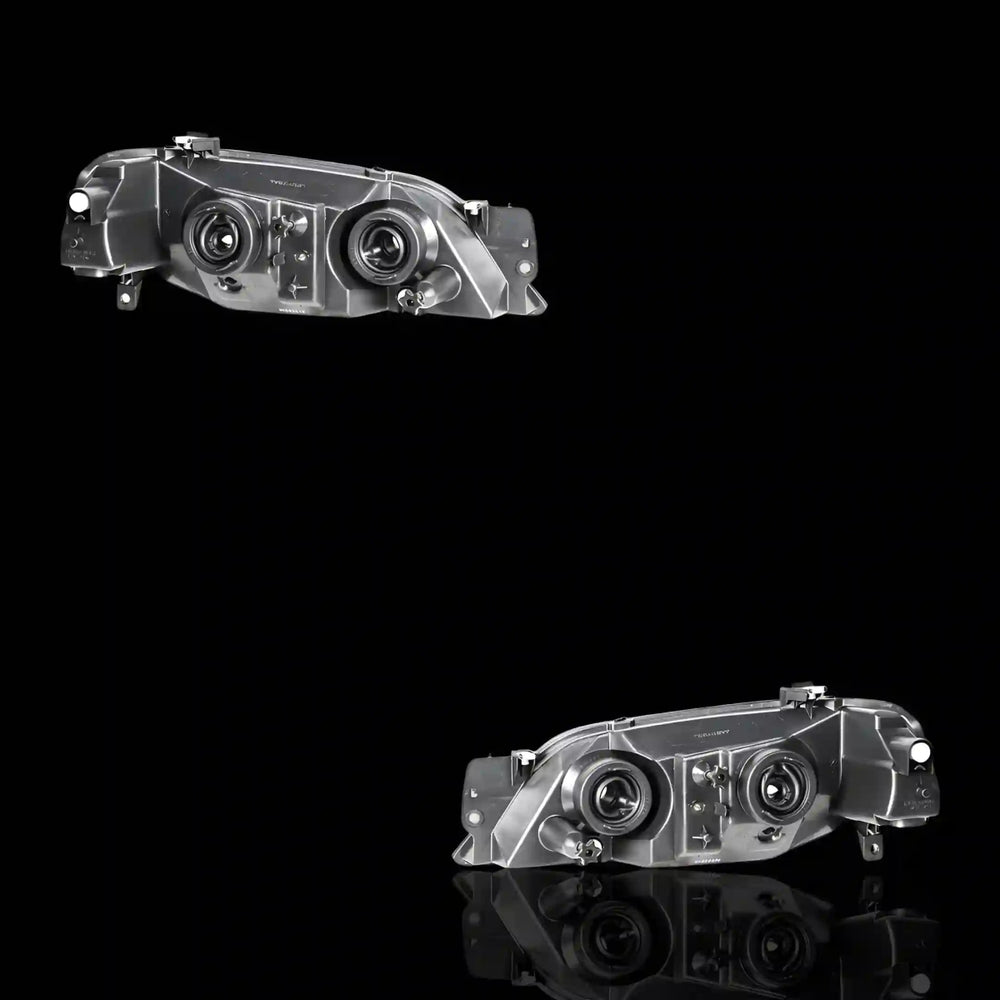 
                  
                    Chrome / Black Style Headlights – Fits Ford Falcon BF Series 2 & 3 (2006 - 2011) | LH + RH Pair - Blckline Automotive
                  
                