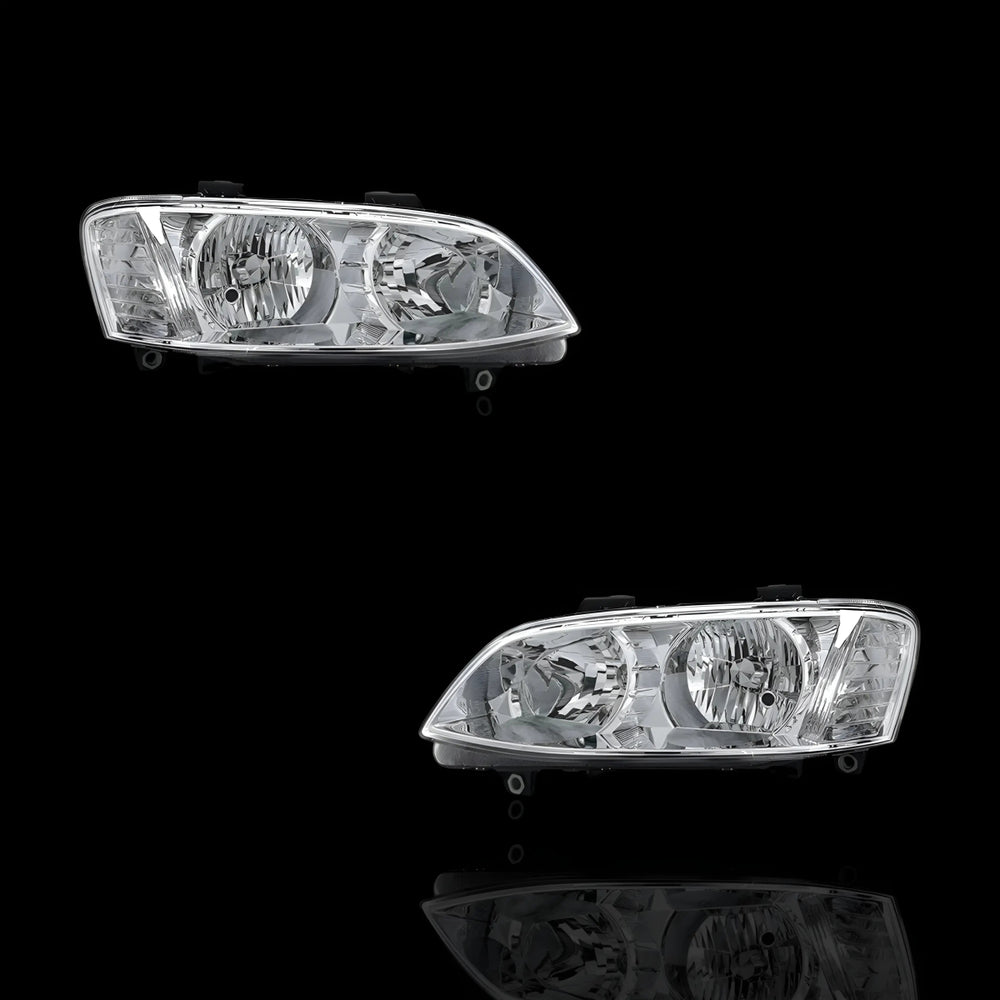 Chrome Headlights – Fits Holden Commodore VE Series 2 (2010–2013) | LH + RH Pair - Blckline Automotive