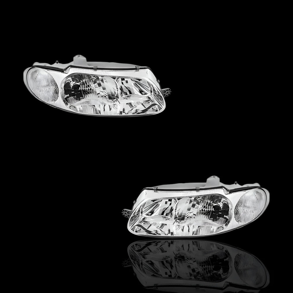 Chrome Headlights – Fits Holden Commodore VT (1997–2000) | LH + RH Pair - Blckline Automotive