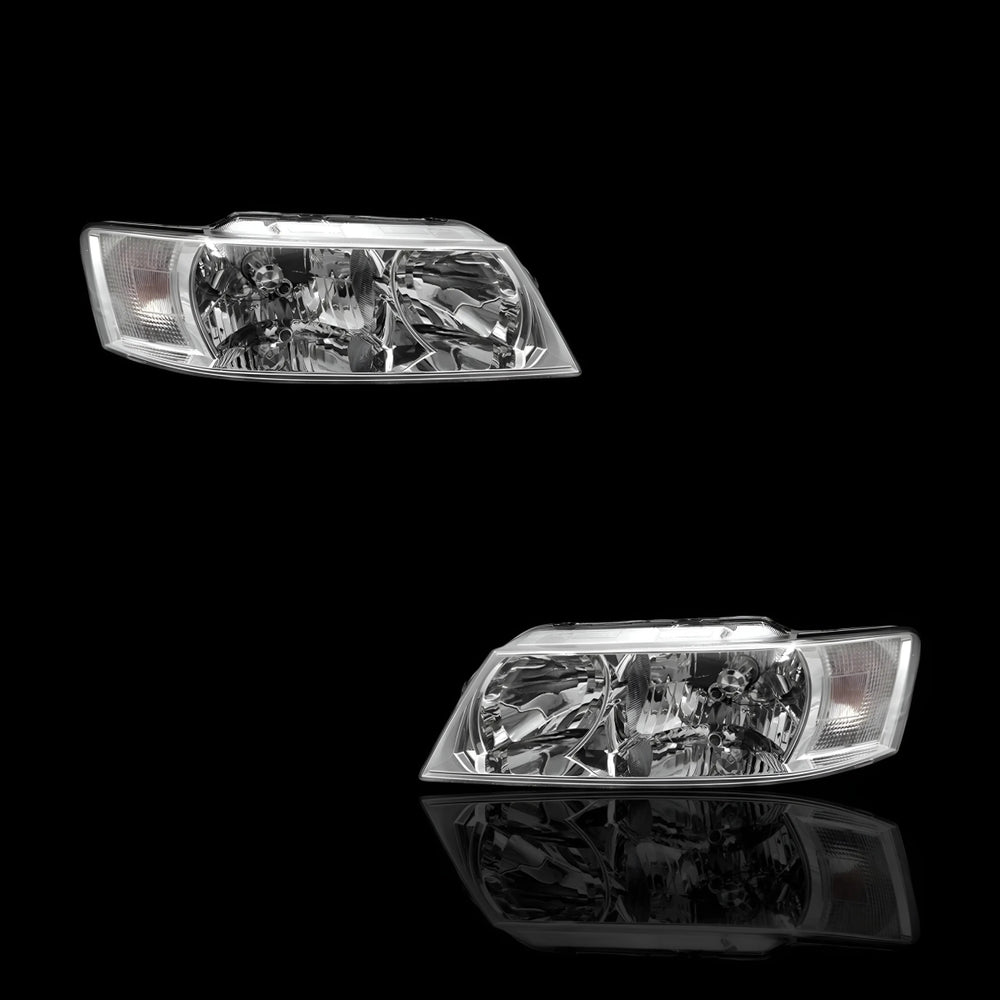 Chrome Headlights – Fits Holden Commodore VZ (2004–2007) | LH + RH Pair - Blckline Automotive