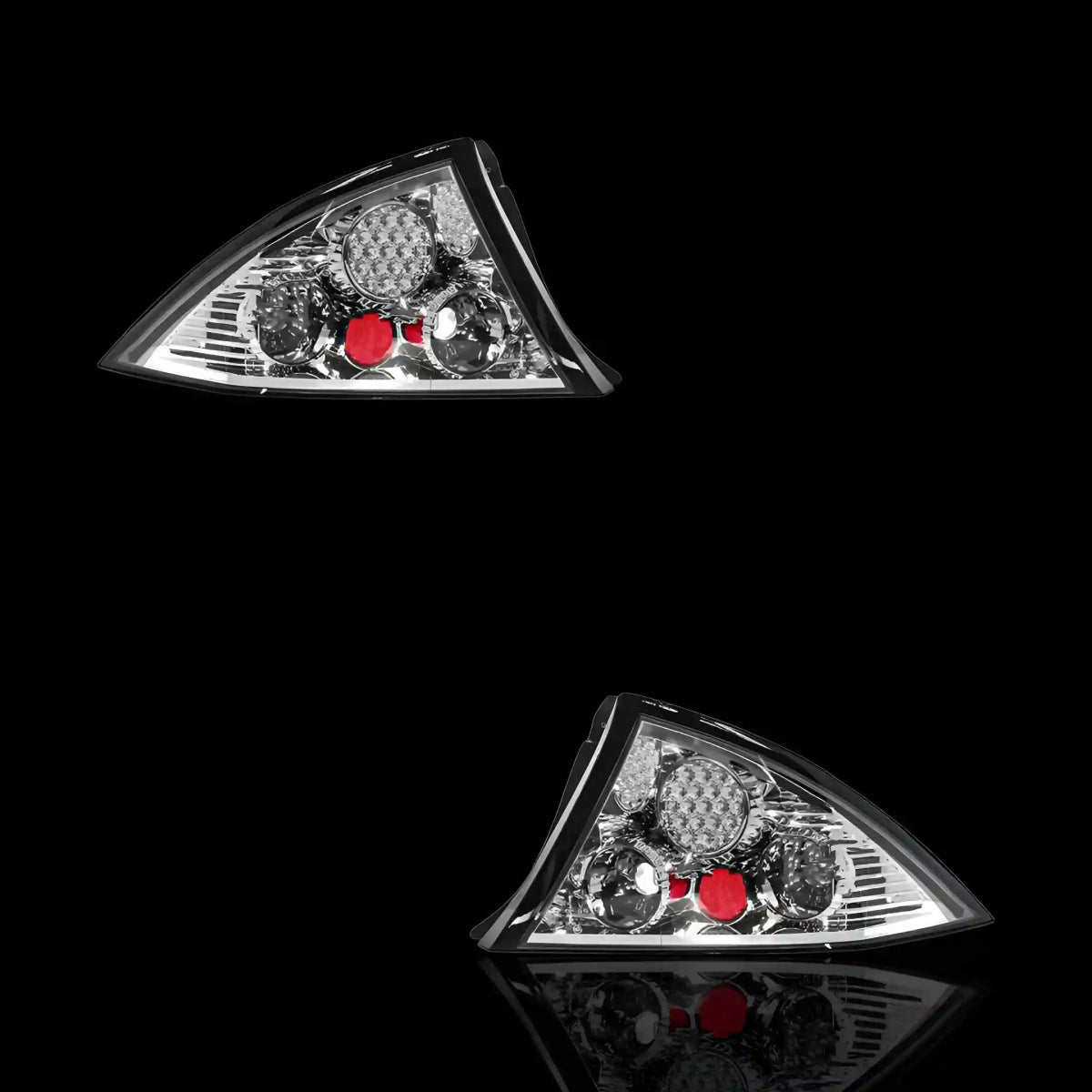 Chrome LED Altezza Tail Lights – Fits Ford Falcon AU Sedan (1998 - 2002) | Both (LH + RH) - Blckline Automotive