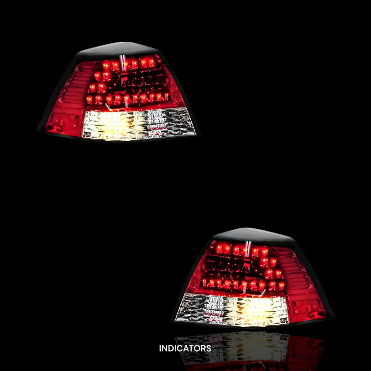 Clear LED Tail Lights – Fits Holden Commodore VE Sedan Series 1 & 2 (2006 – 2013) | LH + RH Pair - Blckline Automotive