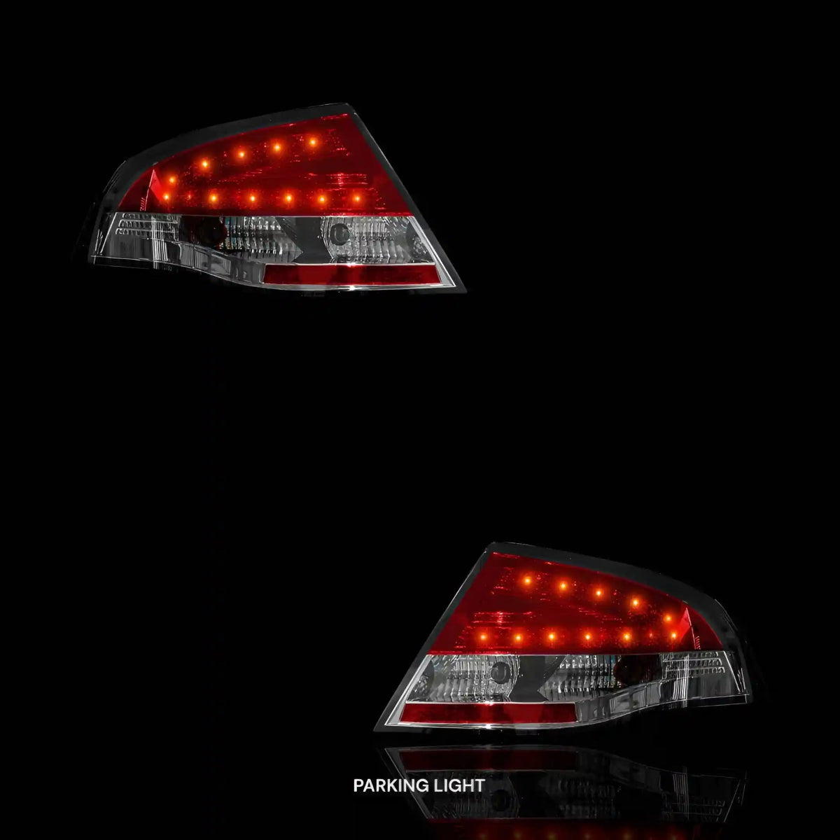 Clear Red LED Tail Lights – Fits Ford Falcon FG (2008 - 2014) | LH + RH - Blckline Automotive