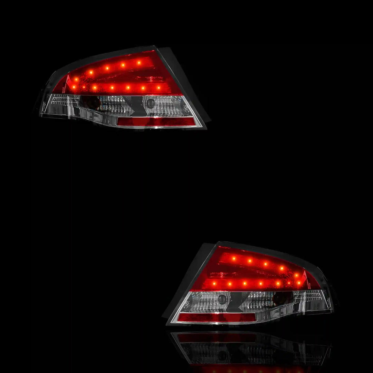 Clear Red LED Tail Lights – Fits Ford Falcon FG (2008 - 2014) | LH + RH - Blckline Automotive