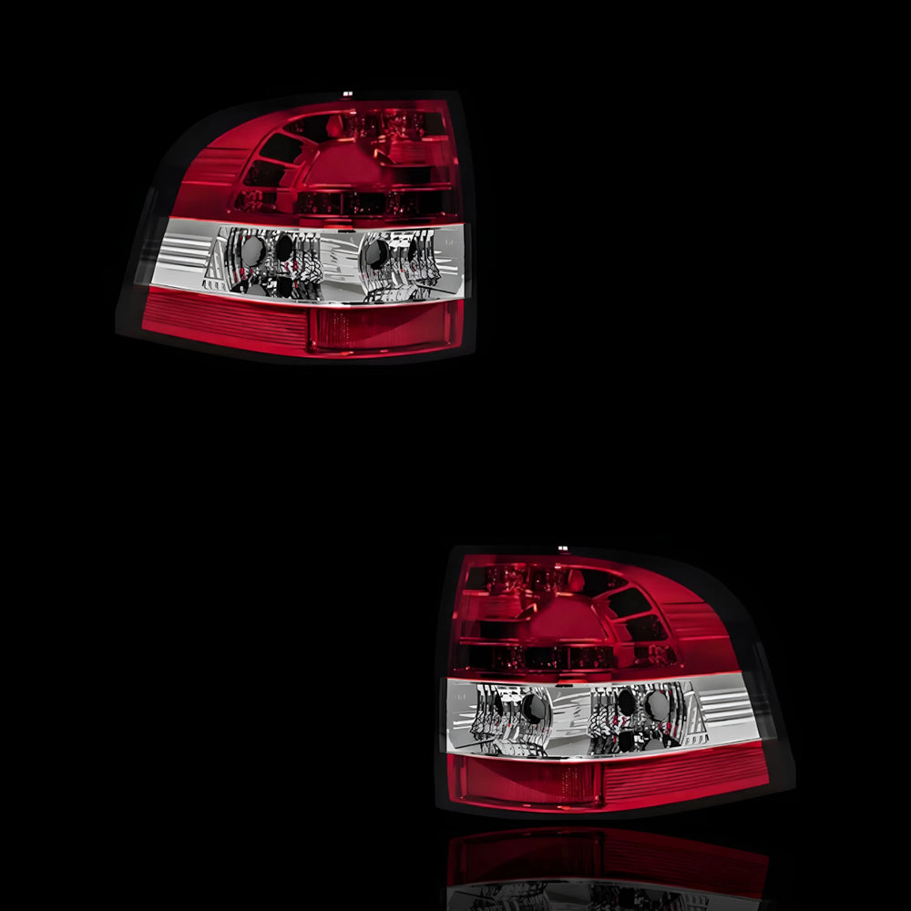 
                  
                    Clear Red LED Tail Lights – Fits Holden Commodore VE Ute (2007–2013) | LH + RH Pair - Blckline Automotive
                  
                