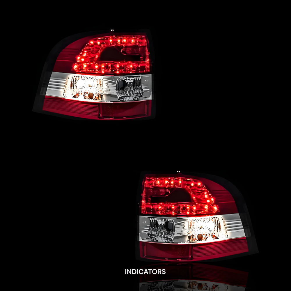 Clear Red LED Tail Lights – Fits Holden Commodore VE Ute (2007–2013) | LH + RH Pair - Blckline Automotive
