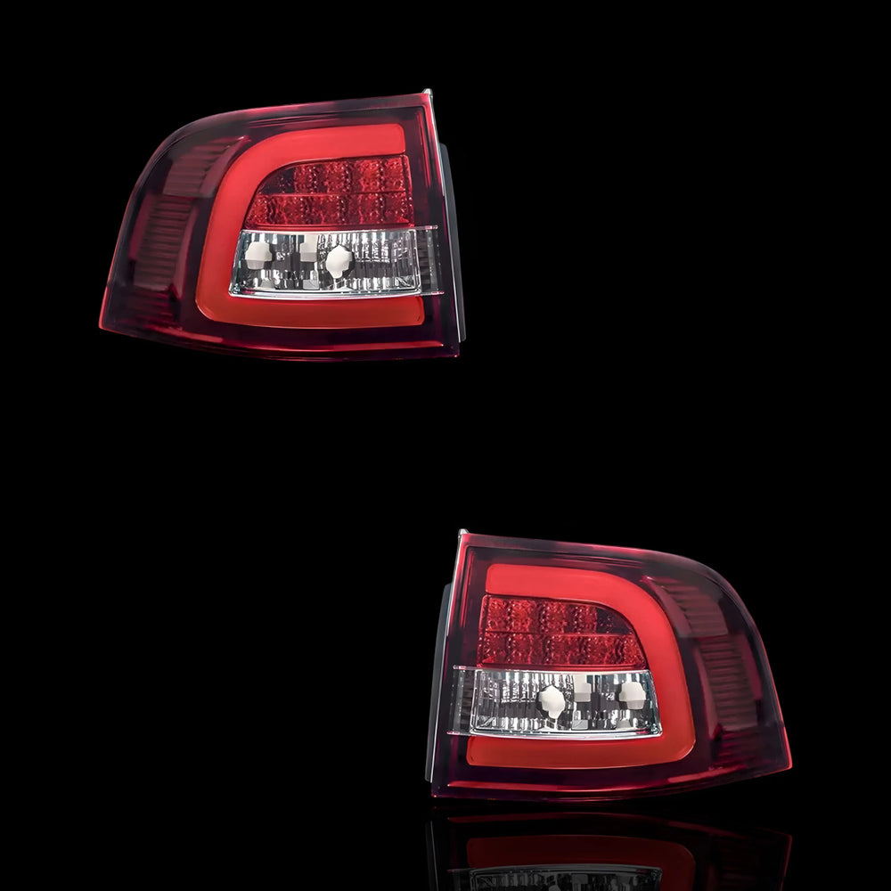 
                  
                    Clear Red LED Tail Lights – Fits Holden Commodore VE / VF Series 1 Wagon (2006–2015) | LH + RH Pair - Blckline Automotive
                  
                